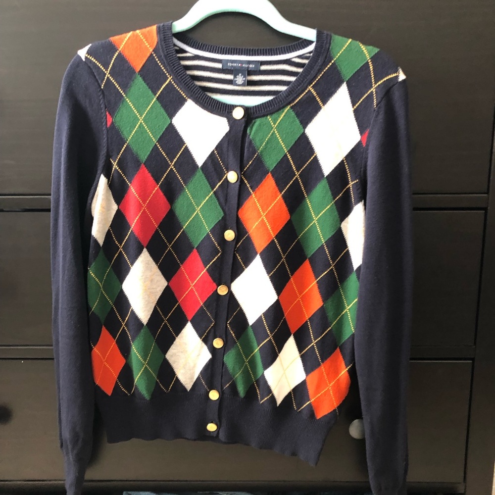 Tommy Hilfiger Argyle Cardigan